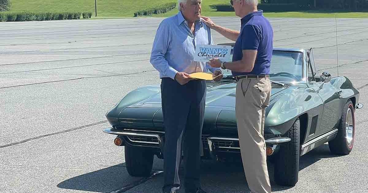 Biden drives his 1967 Corvette for upcoming episode of ‘Jay Leno’s Garage’