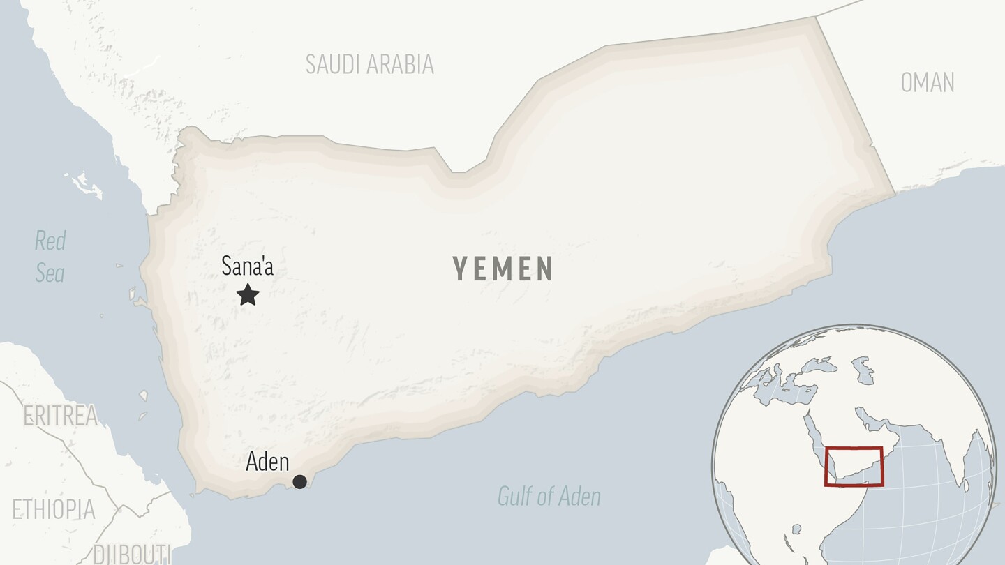 Liberian-flagged cargo ship hit by projectile from rebel-controlled Yemen, set ablaze, official says