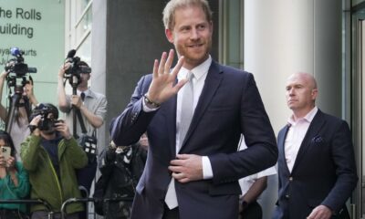 Prince Harry wins phone hacking lawsuit against British tabloid publisher, awarded 140,000 pounds