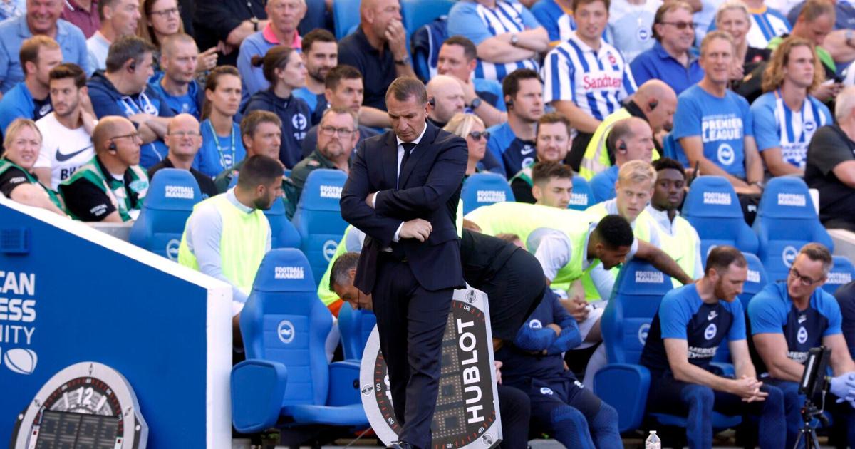 Winless Leicester in turmoil after 5-2 loss at Brighton