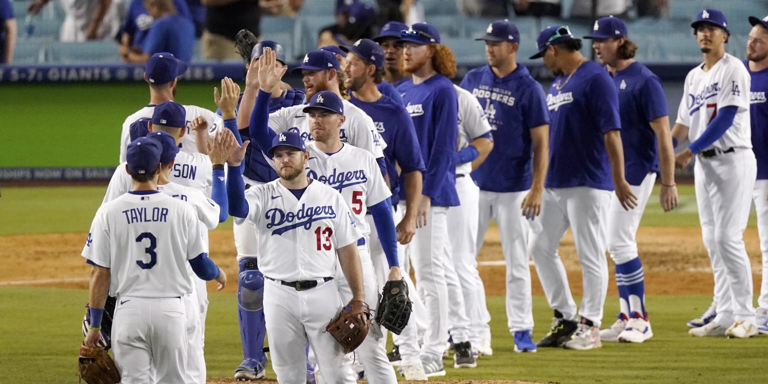 Dodgers’ magic number down to single digits