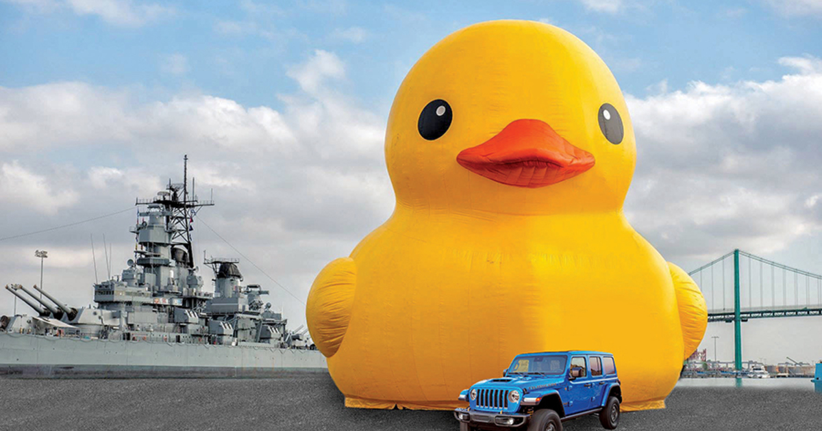 A duck, dinosaurs and even some cars headed to Detroit
