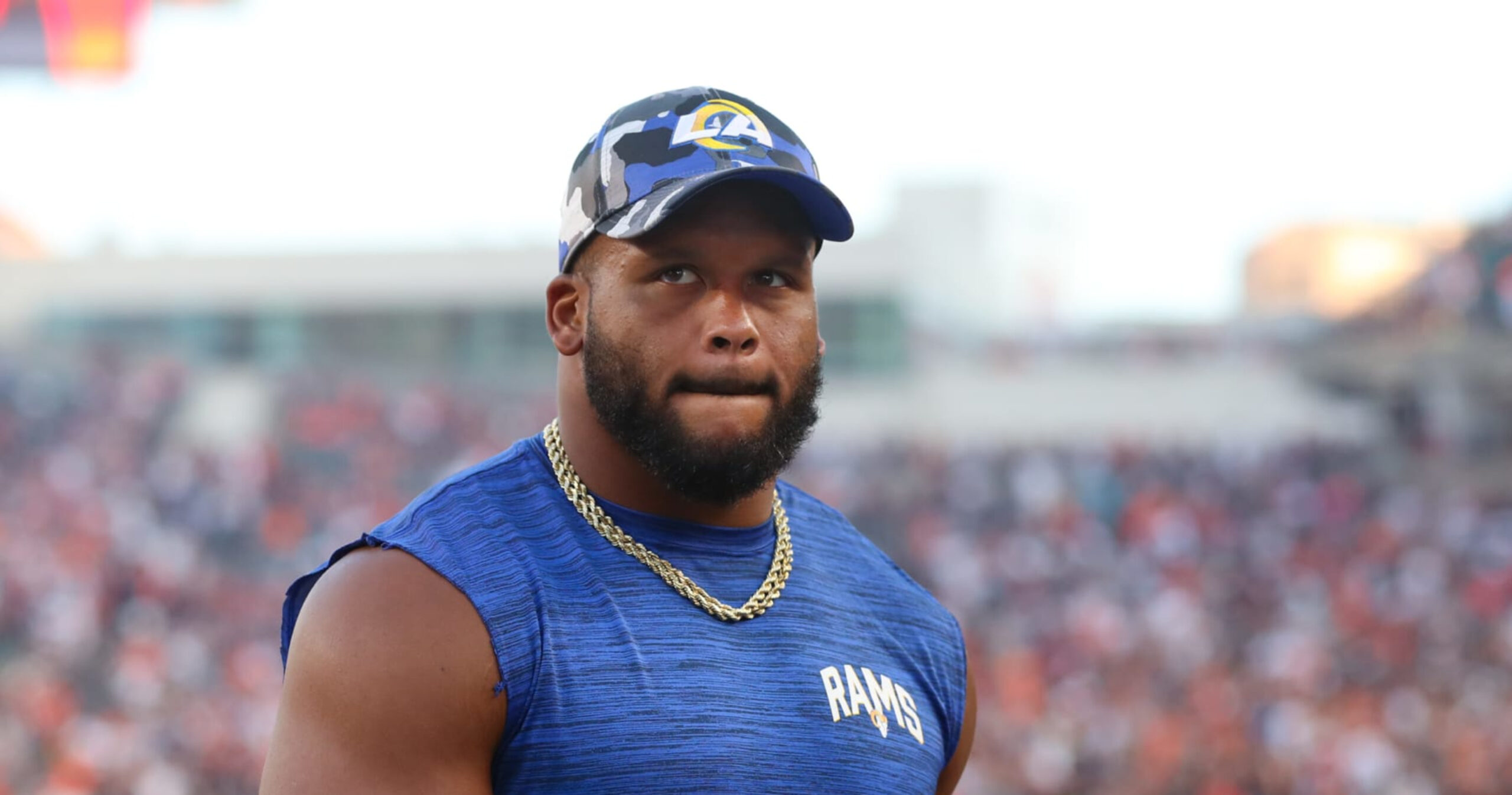 Aaron Donald: ‘I’m Happy Nobody Got Hurt’ During Fight at Rams-Bengals Practice