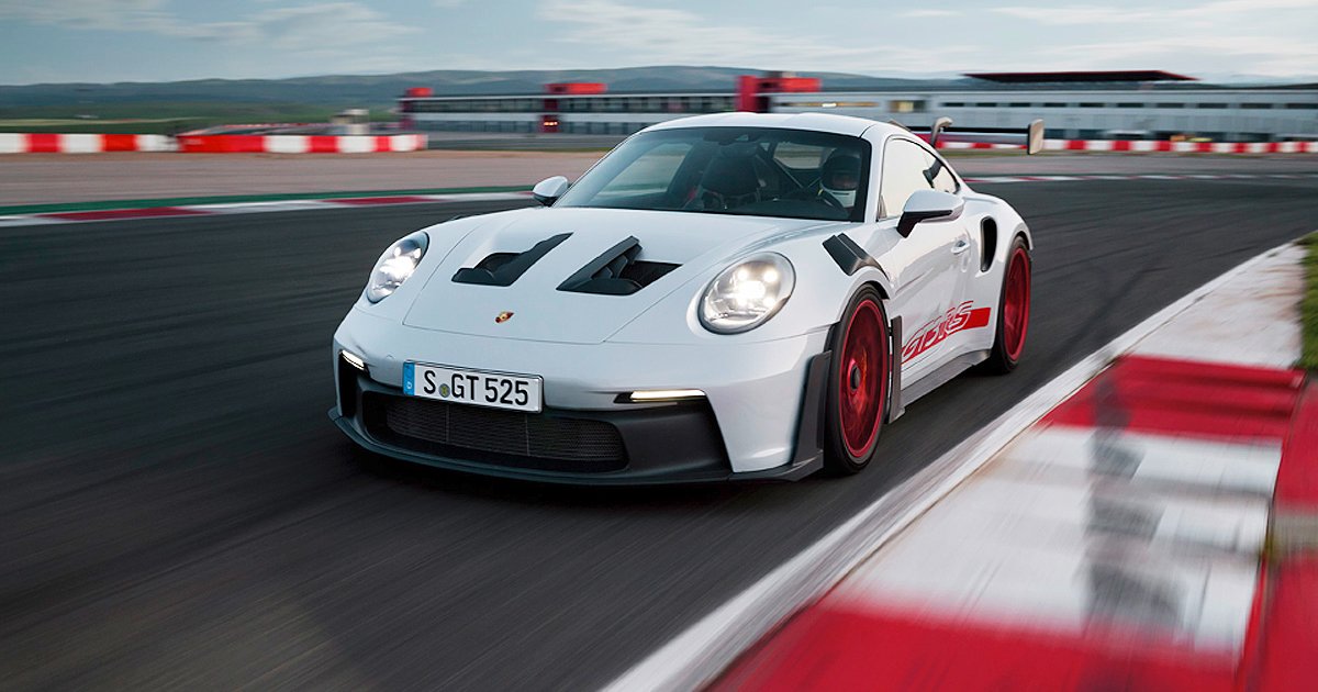 2023 Porsche 911 GT3 RS is a track-focused coupe packing 518 hp