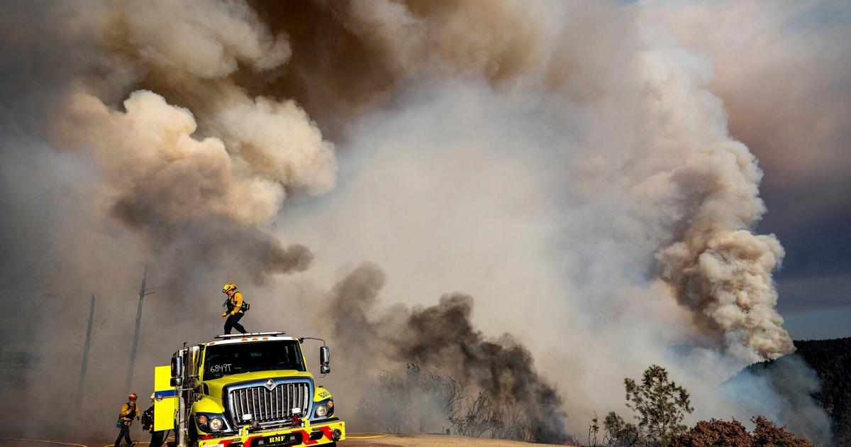 California wildfires threaten mountain communities