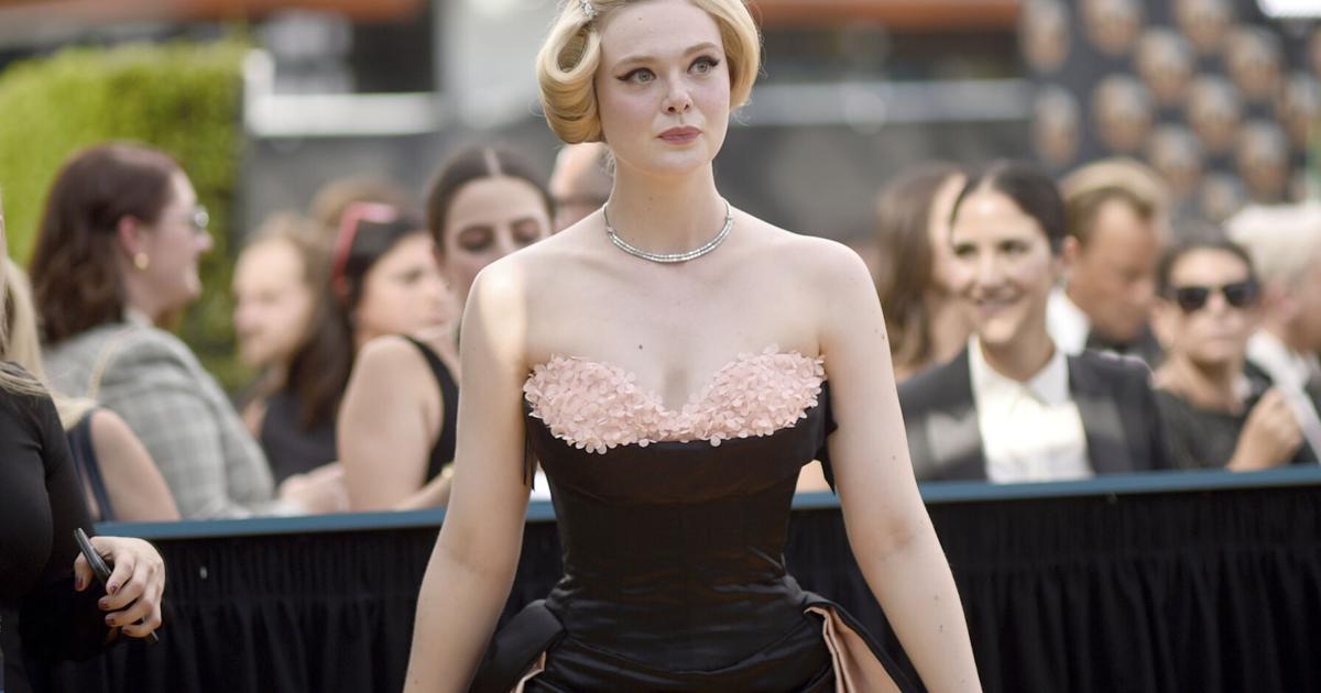 Elle Fanning Old Hollywood for Emmys, others in red zone