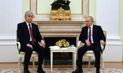 Kazakh leader meets Putin in first post-election trip abroad